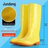 Tendon Sole Unisex White Waterproof Non-Slip Rubber Hygiene Boots for Medium and High Food Safety and Farm Work.