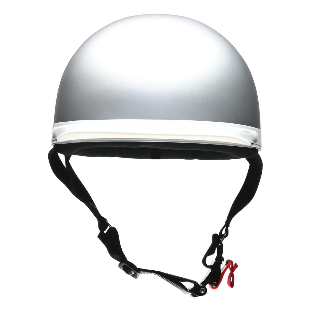 LEAD Industries Motorcycle Helmet Half CROSS Silver LL Size (LEAD) CR-741
