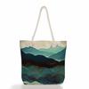 Landscape Painting Print Thick Rope Single-shoulder Beach Bag 7244 KTB
