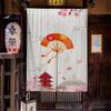 Japanese Homestay Tea Room Partition Door Head Curtain Signboard Hanging Flag Curtain Teahouse Sakura Short Curtains Decor