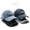WR Japanese Retro Embroidered Denim Baseball Cap