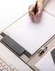 A4 Multifunctional Document Folder with Custom Clip and Logo Print.