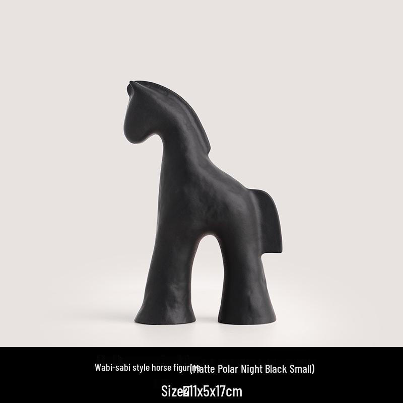 

Contemporary Minimalist Horse Figurine: Stylish Decor for Living Room, Entryway, or Display Cabinets
