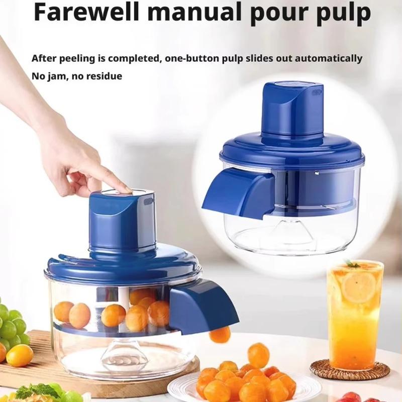 Hands-Free Automatic Fruit Peeler Machine - Electric Skin Remover for Grapes,  Tomatoes & Potatoes, Effortless Kitchen Helper