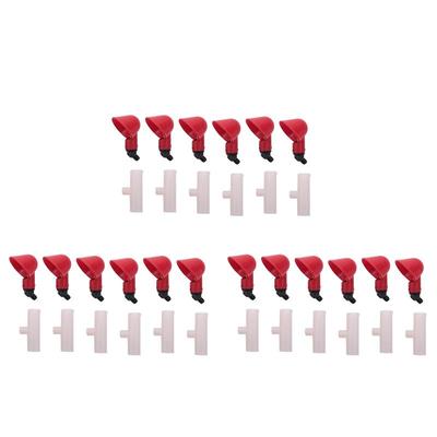 BAAJ-Chicken Waterer Cups, Chicken Waterer Feeder Tee Fittings, Automatic Chicken Waterer For Chicken Ducks Quail 36Pcs