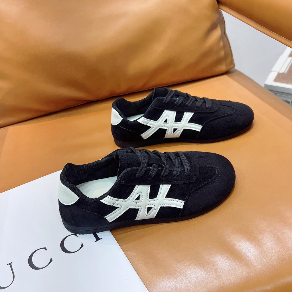 Dexun Schuhe Damen 2025 Herbst Neue Flachboden Vielseitige Kleine Weiße Schuhe Leichtgewichtige Weiche Sohle Zeigen Kleine Lässige Sportliche Board-Schuhe