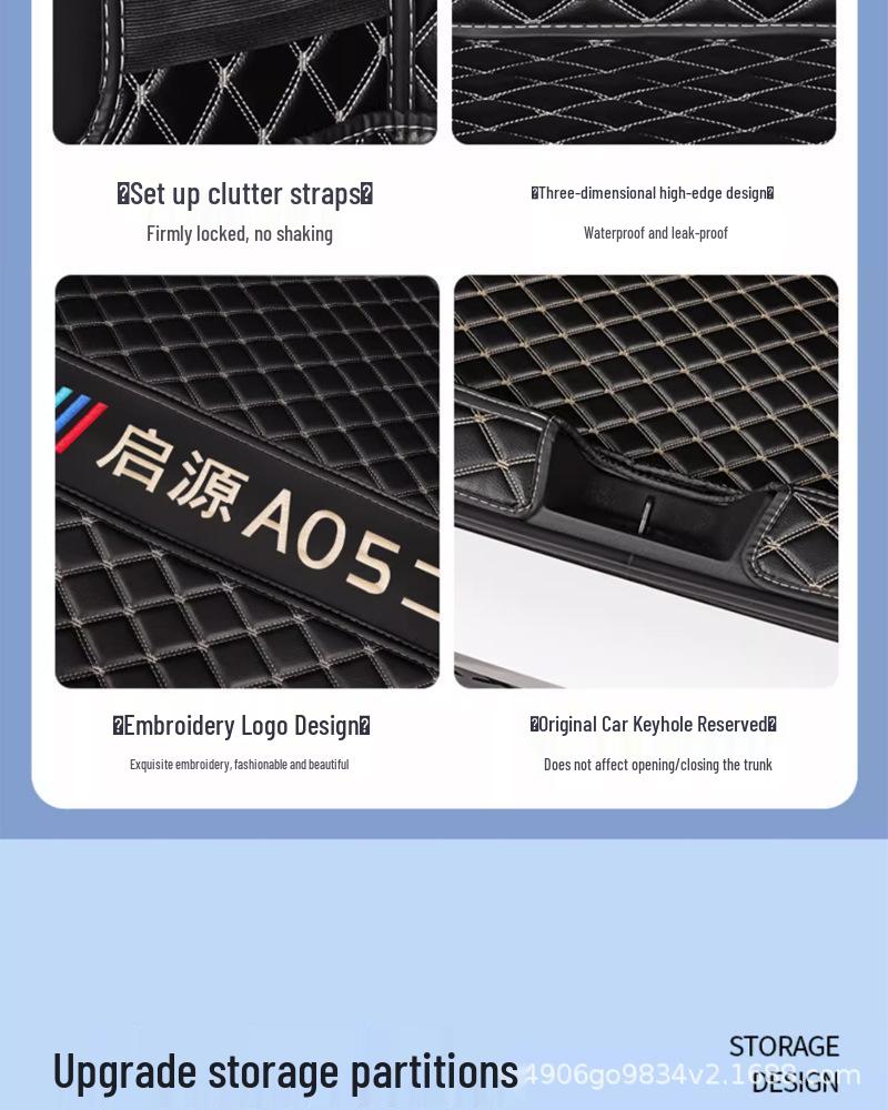 2026 Changan Qiyuan A06 Fully Enclosed Trunk Mat