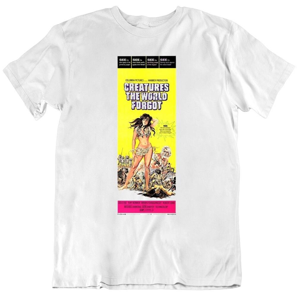 Creatures The World Forgot Retro Horror Movie Poster Fan T Shirt Unisex T-Shirt XXXXL