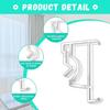 2 Inch Valance Clips for Levolor Blinds - Replacement Plastic Hidden Window Clips for Horizontal Blinds Parts - 12Pcs
