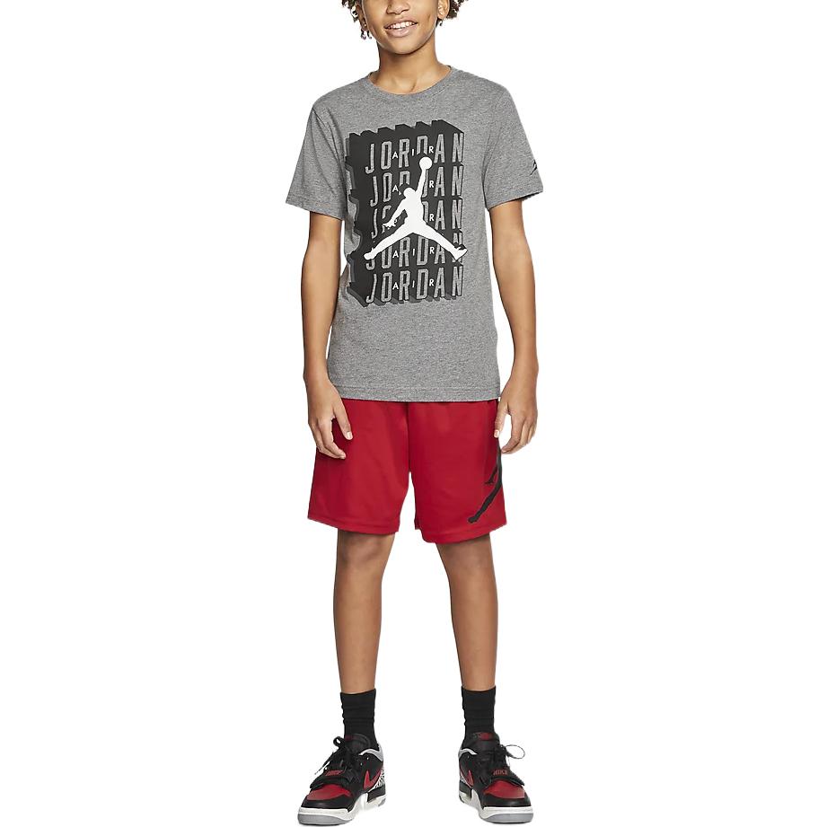 Jordan Logo Print Straight Leg Shorts Kids shorts Gym-Red CZ2058-687