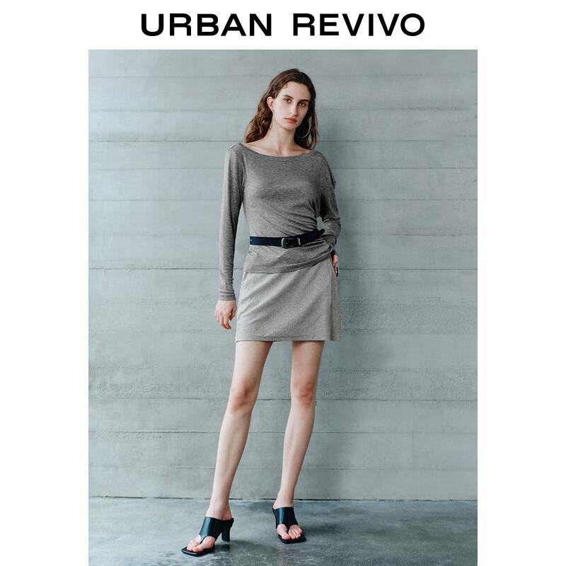 UR Women's One-Shoulder Pleated T-Shirt
