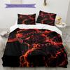 Cartoon Pattern Bedding Quilt Set Quilt Cover Pillowcase Home Decoration Birthday Gift (1 * Duvet Cover + 2 * Pillowcase, Without Core)