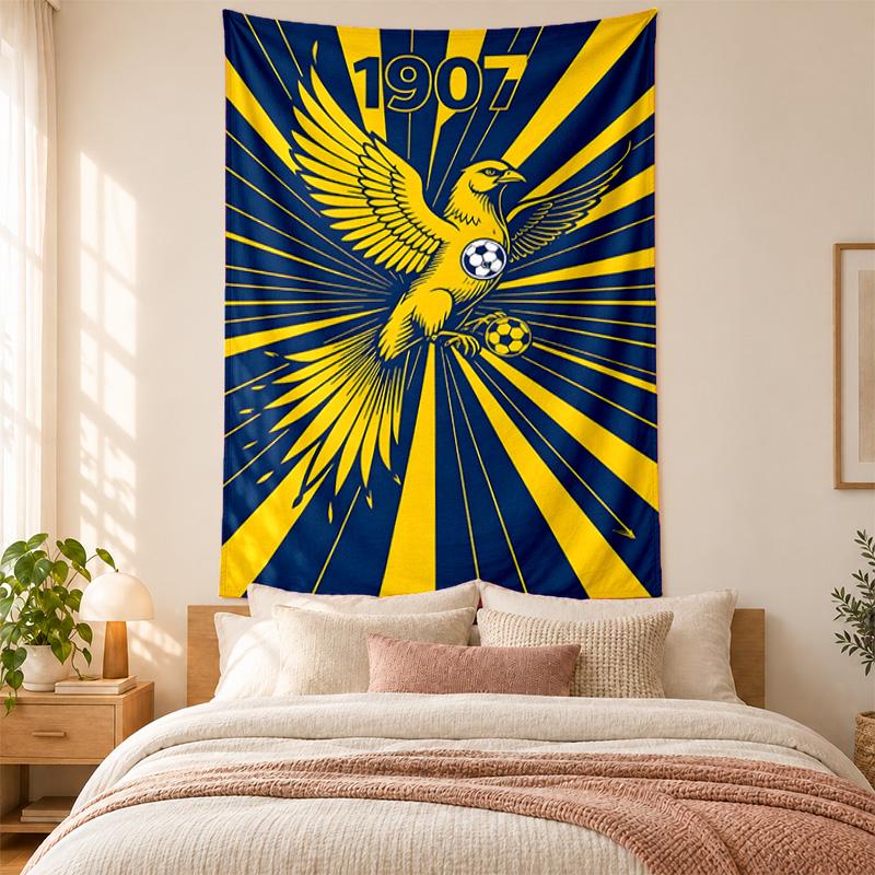Arazzo Fenerbahce di alta qualità per decorare le pareti del soggiorno, della camera da letto, del dormitorio, ideale come decorazione murale per camera da letto o regalo per le vacanze