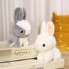 Adorable White Rabbit Plush Toy: Cute Cartoon Rabbit Doll Pendant