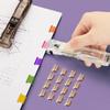 Transparent Push Clip And Refill Clips Student Office Document Organizer Acrylic Clip