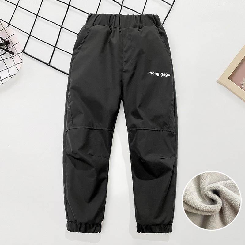 

Девичьи флисовые водонепроницаемые и ветрозащитные штормовые брюки – размеры средний и большой, идеально подходят для весенней, осенней и зимней лыжной одежды Size 170 чёрный