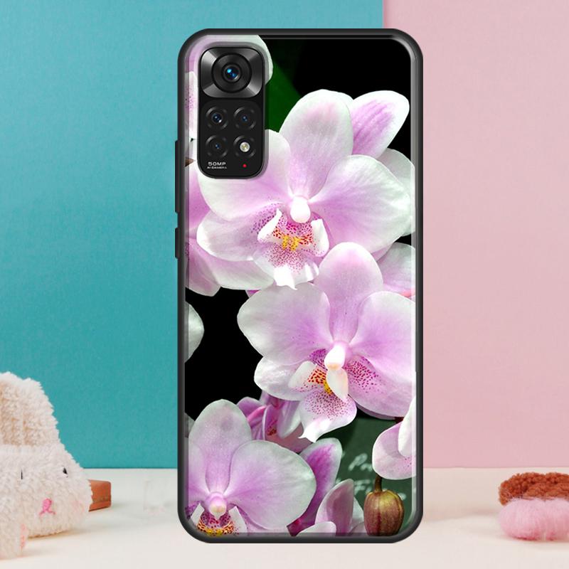 Orchid Flowers Colorful Case For Xiaomi Redmi Note 13 12 Pro 14 11 9 10 9S 10S 11S 12S Redmi 14C 13C 10C 12C Cover