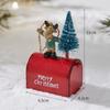 Retro Iron Christmas Pendant Antique Style Santa Claus Airplane Mailbox Santa Claus Christmas Tree Hanging Party  Decor