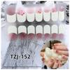 5D Gradient Retro Wearable Nail Art Stickers with Removable Adhesive
