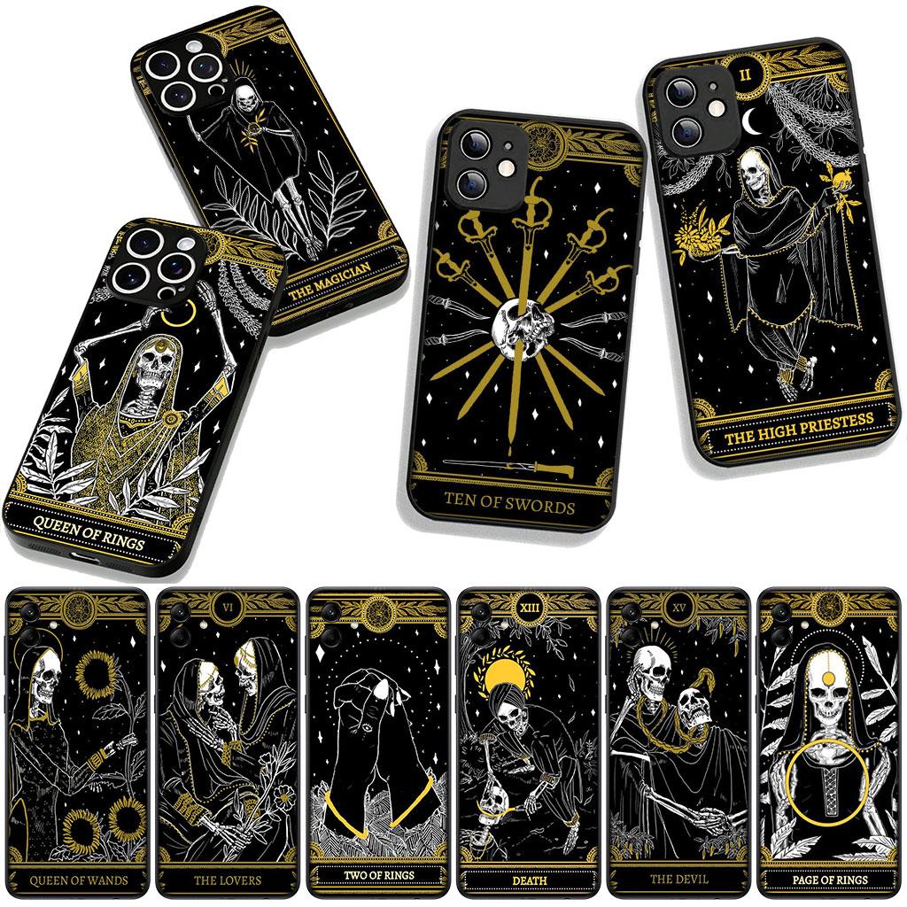 Tarot card fate divination Phone Cover Case for OPPO A54 A40 A60 A80 A18 A16 A17 A38 A78 A79 A57 A55 A96 A15 A12 Casing