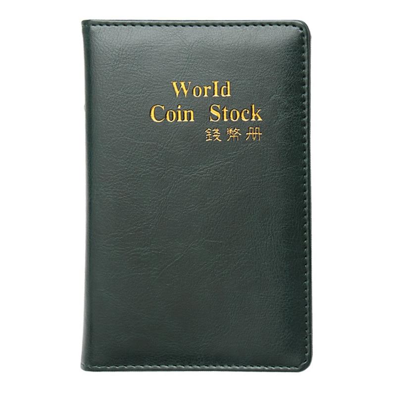 E1PC 60 Pockets Holder Album Money Storage Book Coin Collection Album