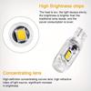 2 Pcs Strobe Flash T10 Led W5W 194 168 5Smd 2835 Turn Signal Bulb Car Interior Light Reading Door License Plate Wedge Lamp 12V