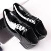 Men Business Patent Leather Shoes Autumn Men New Pointed Toe Leather Shoes Low Top Formal Large Size Leather Shoes