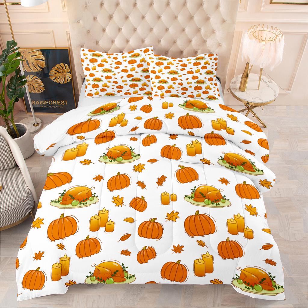 Animal Leopard Print Cow Print Quilt Digital Printing Feather Silk Cotton Quilt Fat Quilt Cover Three-piece Set