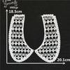 Fashion style White Lace Fabric Neckline Embroidery Applique Lace Collar DIY Trim Sewing Clothing Accessories Craft Supplies