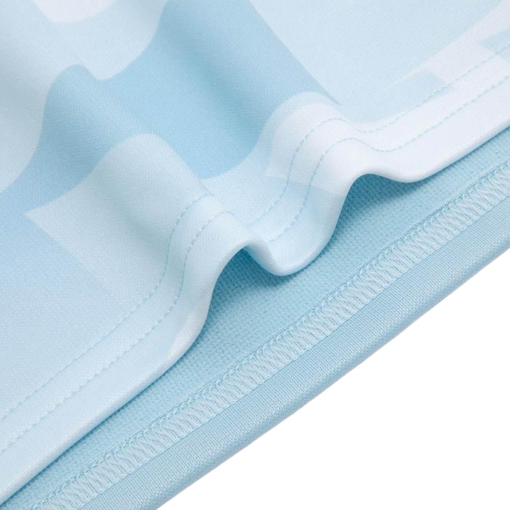 Puma Manchester City Prematch Long Sleeve Sweatshirt Men Tops Silver-Grey Lake-Blue 774371-01