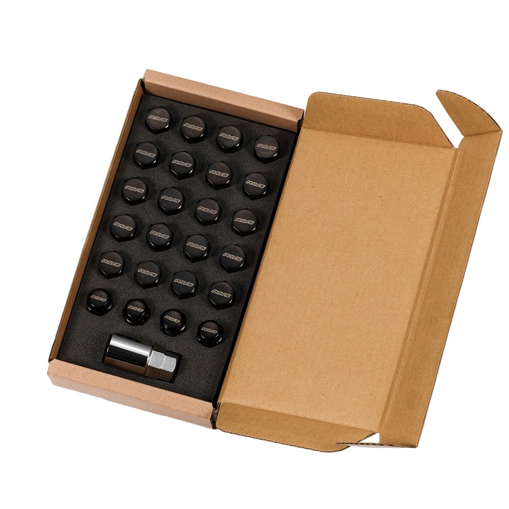 

RAYS 19HEX Nut Lock Set L33 M14 M14 x Black 74081000006BK & (for 6H) 1.5 (24-piece set) чёрный