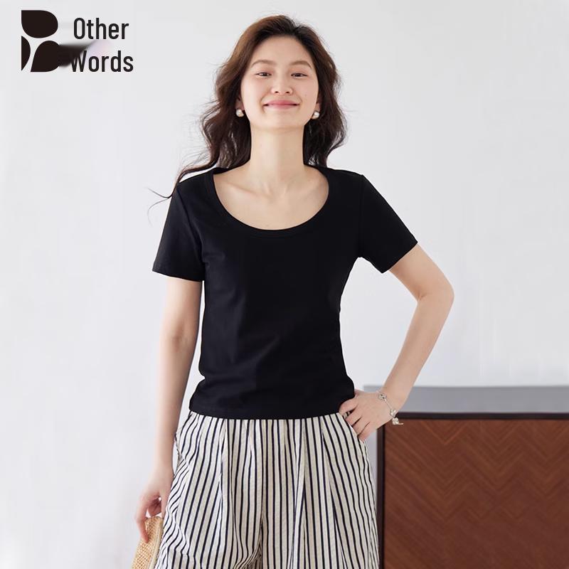 Women s Slim Fit Short Sleeve Round Neck T-shirt 2XL