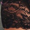 Panties Low Briefs Waist Plus Lace Embroidery See-through Ruffles Sexy Size