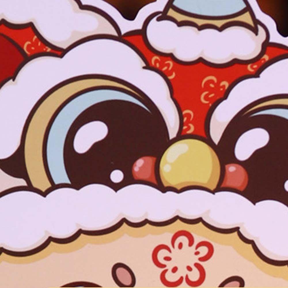 Chinese Style New Year Portable Lantern Traditional Spring Festival Supplies  Good Luck Decoration