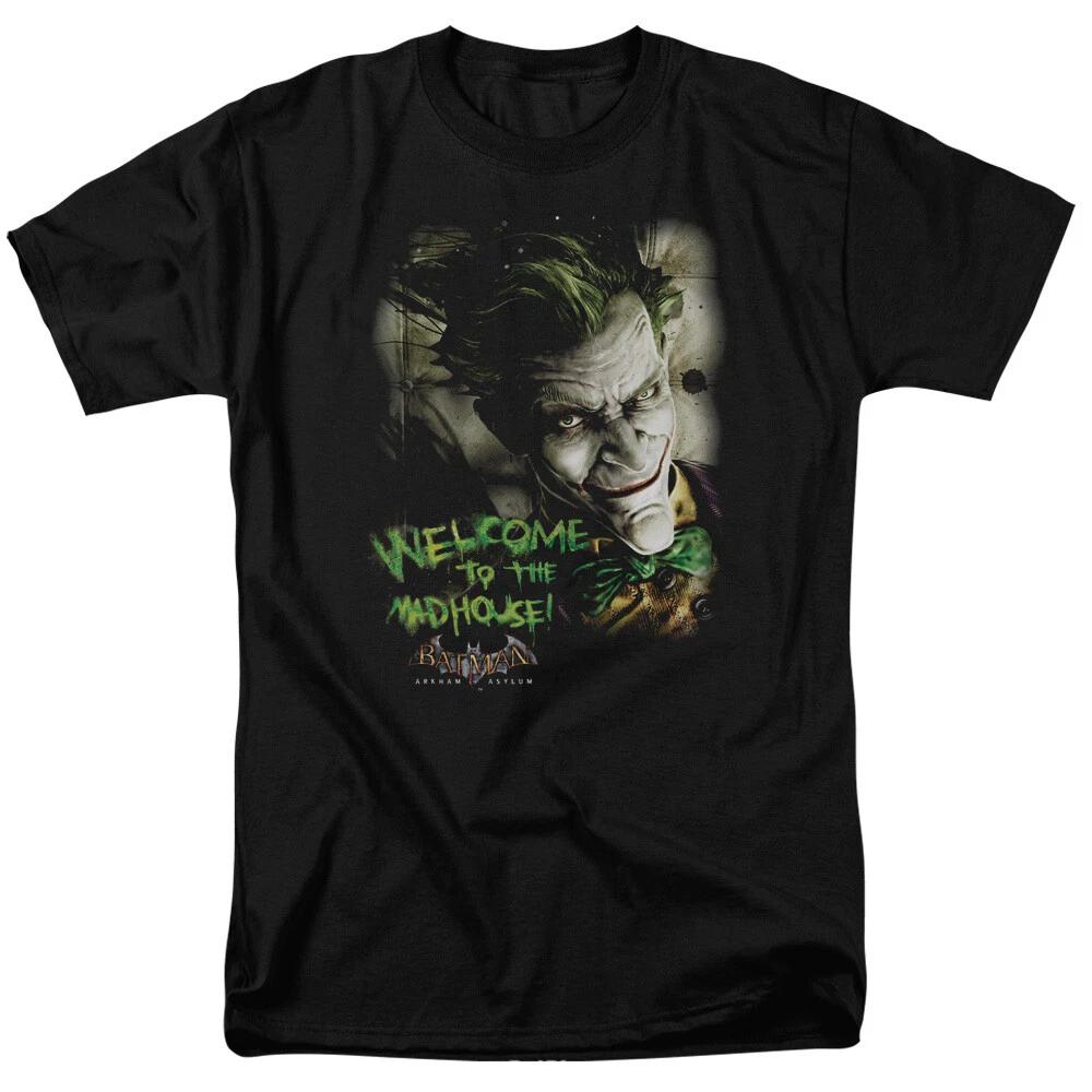 Batman Arkham Asylum  Welcome To The Madhouse  Tee - Regular or Sleeveless-to 6X L