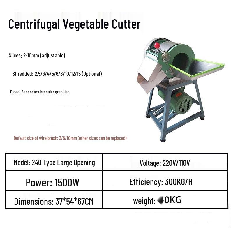 Electric Vegetable Slicer & Shredder for Radish, Sweet Potato, and Ginger