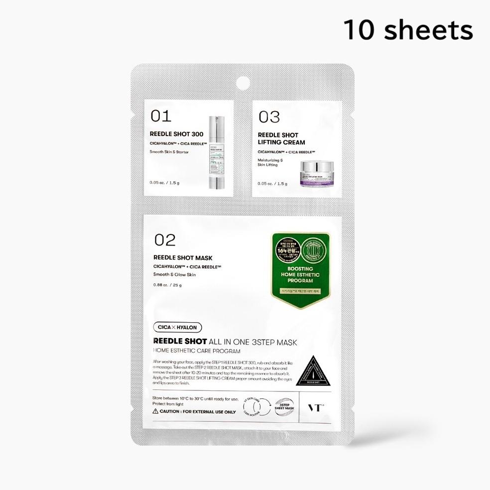 VT Cosmetics Reedle Shot All-in-One 3-Step Mask Intensive Absorption Skincare Program