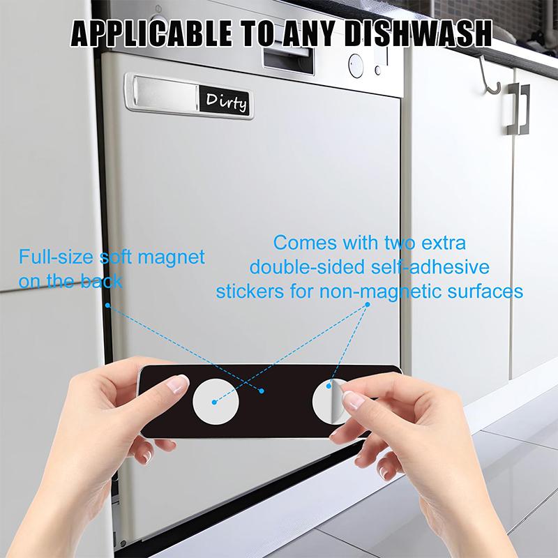 Spülmaschinenmagnet „Clean Dirty Marker“, Magnetmarker für Spülmaschine oder Kühlschrank