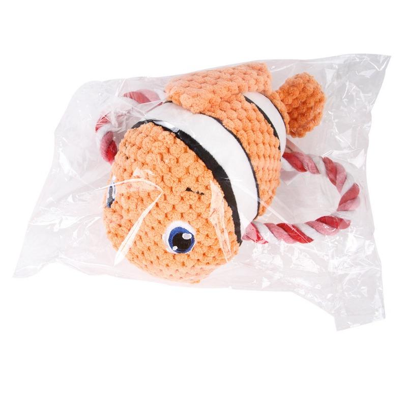 Pet Toys Grind Teeth and Bite-resistant Plush Toys Are Shipped, Cats and Dogs Can Play with Sounding Cotton Rope Series