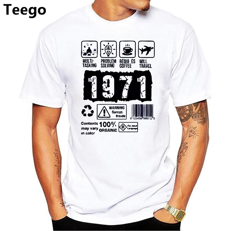 

футболка унисекс с винтажным принтом 1971 года Age XXXXL