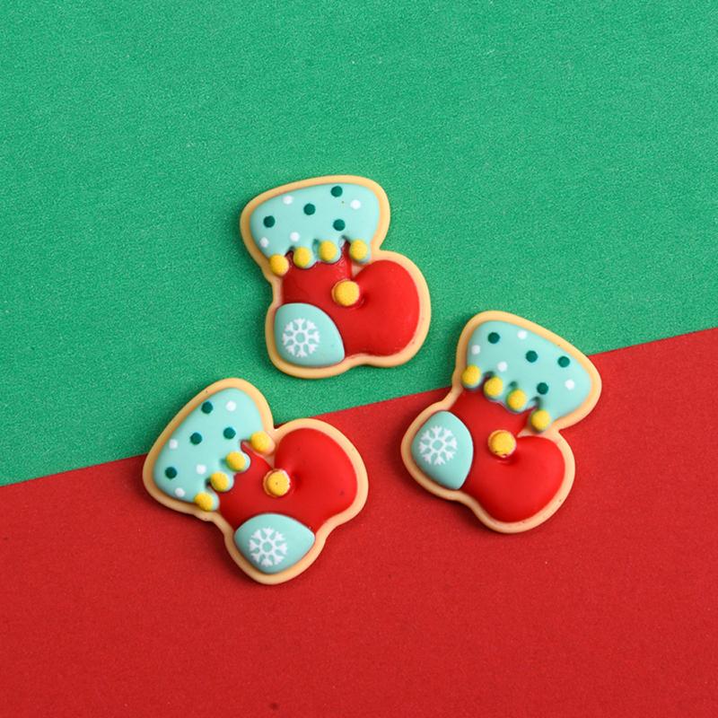 Diy Christmas Cartoon Ornament Waterproof Resin Crafts Accessories Children Gifts For Christmas