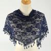 Fashionable Neckerchief Hollow Rose Scarf Lace Scarf