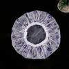 Colorful Reusable Shower Cap with Elastic Band Thicken Bathing Hat for Women Perfect for Hair Salon Bathing Accessory Waterproof