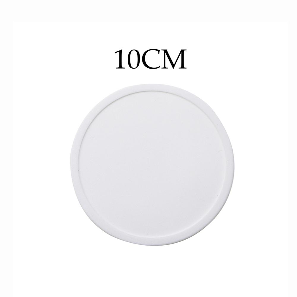 1 PieceAnti Slip and Anti Overflow Coaster Tea Cup and Coffee Coaster Circular Mold Silicone Insulated Table Mat for Home Use