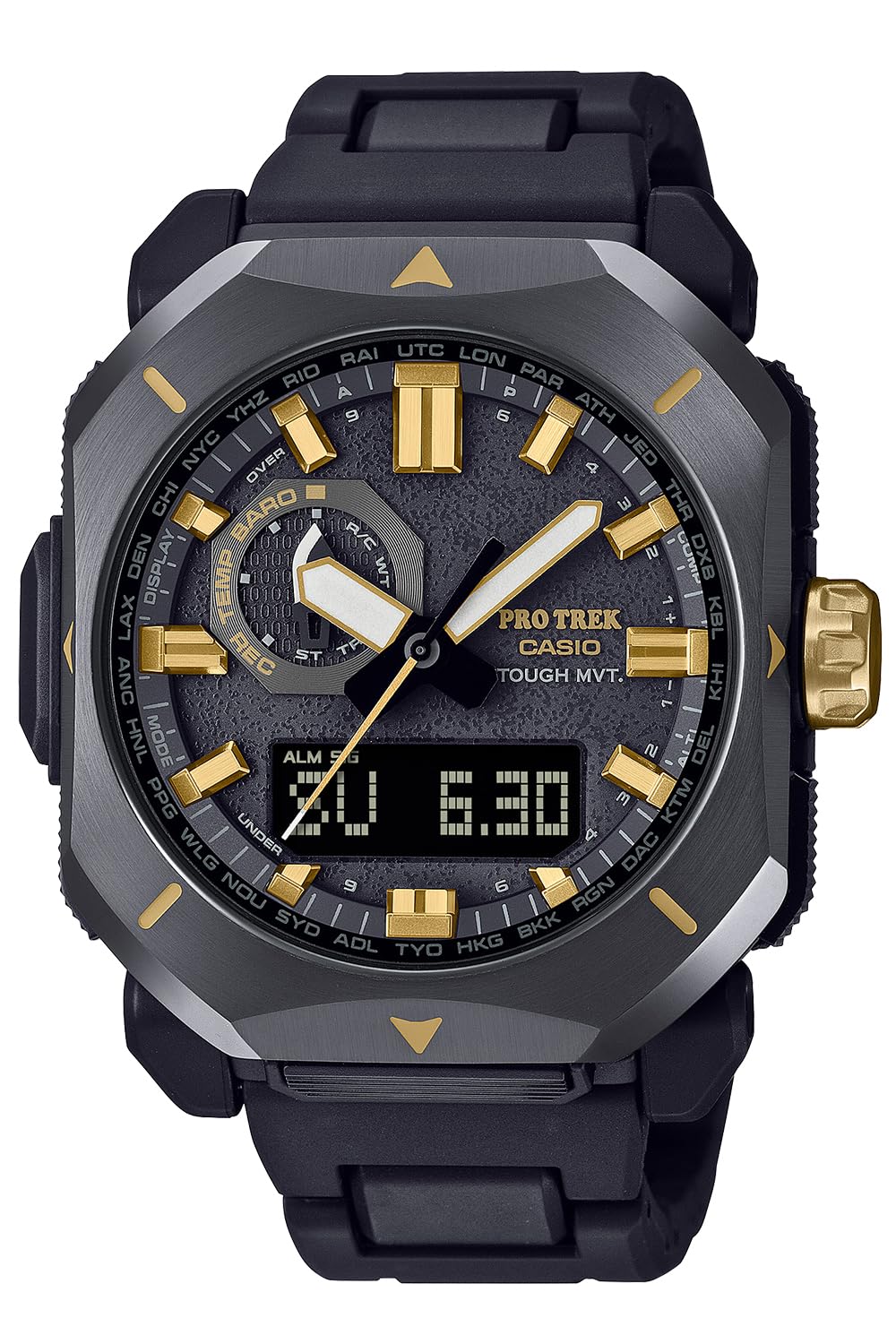 

Годинник Protrek WATCH 50TH ANNIVERSARY Model Radio Solar Sapphire Glass Black x Gold [Casio] []CASIO PRW-6900ZE-1JR Men s