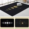 Moon Phases Light Floor Mats Home Laundry Rug Carpet For Living Room Decor Lounge Area Anti-slip Foot Mat Entrance Doormat