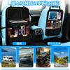 NODIBRO Car Seatback Pockets with Folding Kick Multifunctional Storage for Car Rests and Waterproof and Large Drink Small Easy Convenient Car