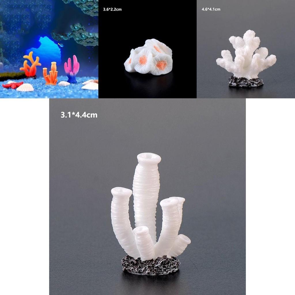 Colorful Resin Coral Ornament For Aquariums And Fish Tanks