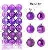 24Pcs 3cm Christmas Balls Christmas Tree Decoration Xmas Hanging Tree Pendants Home Party Christmas Tree Decor New Year Gifts
