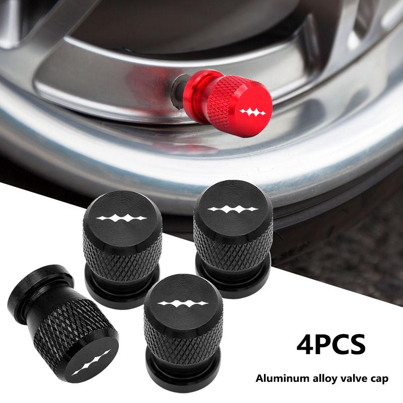 4Pcs Car Wheel Tire Valve Caps Tyre Stem Covers Airdust Waterproof For BYD Leopard 5 8 BAO 5 8 Titanium 3 Car Decor Accessories Tire Chucks 1